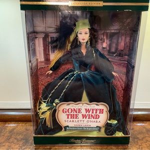BARBIE HOLLYWOOD LEGENDS GONE WITH THE WIND SCARLETT O’HARA GREEN DRAPERY DRESS